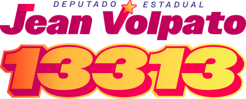Jean Volpato, candidato a deputado estadual, número 13313